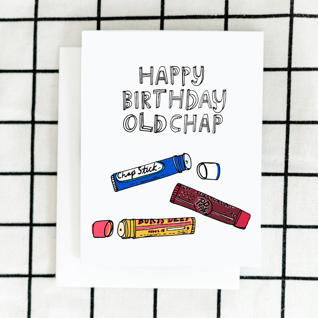 Happy Birthday Old Chap Card