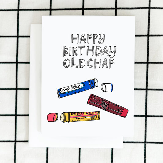 Happy Birthday Old Chap Card