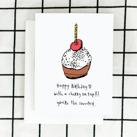 Cupcake Birthday Card