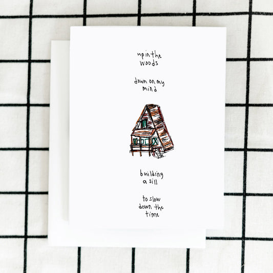 Up In The Woods Card