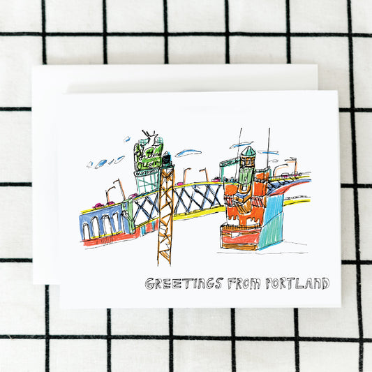 Burnside Bridge Card