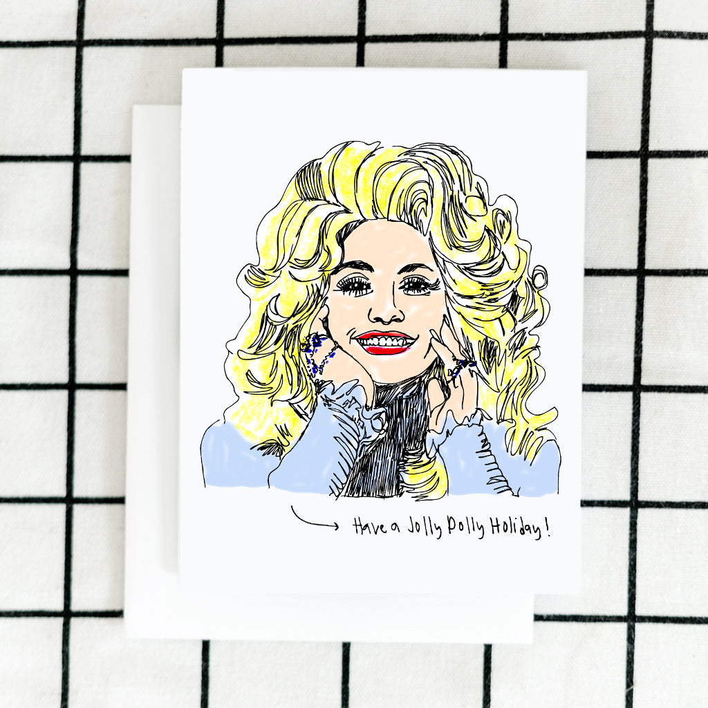 Have a Jolly Dolly Holiday Card