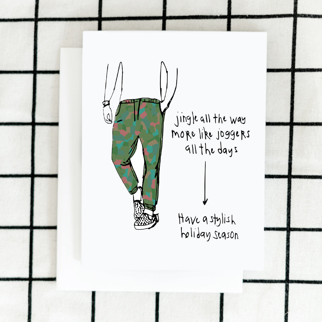 Joggers Card