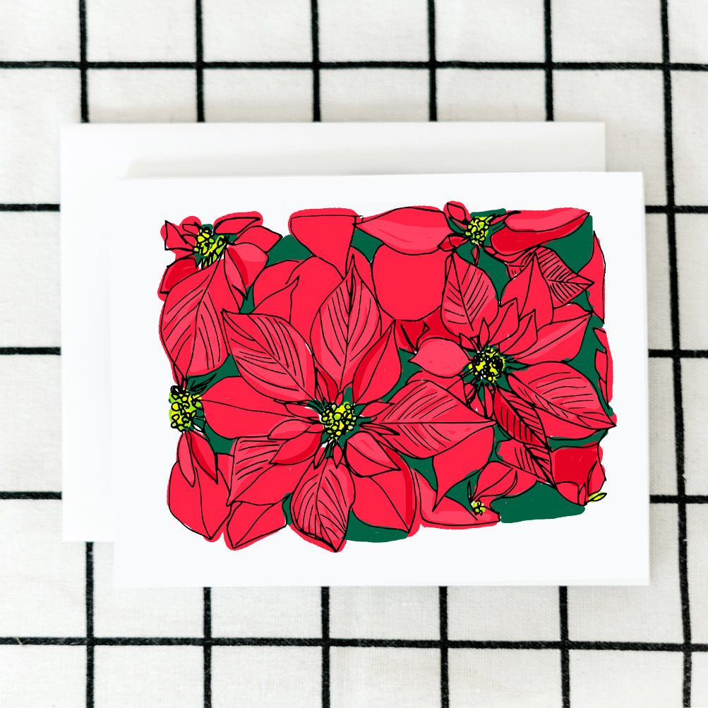 Poinsettia Card