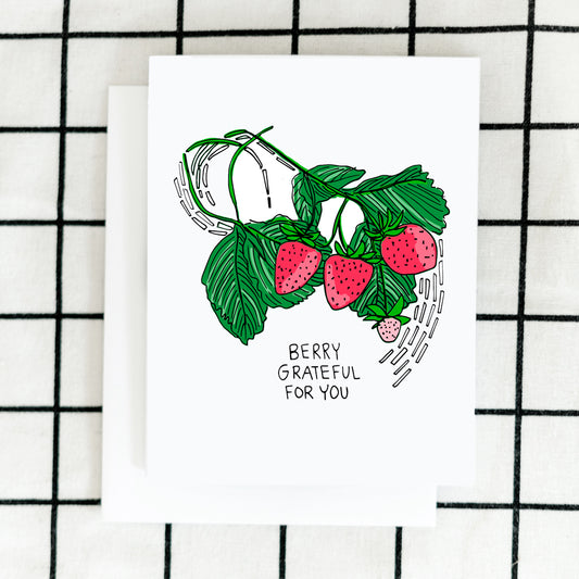 Berry Grateful Card
