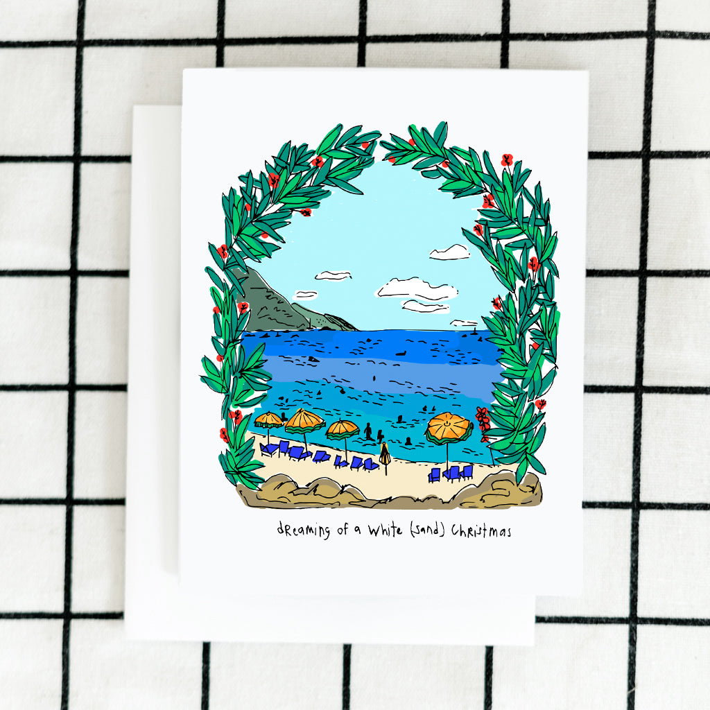 White Christmas Card