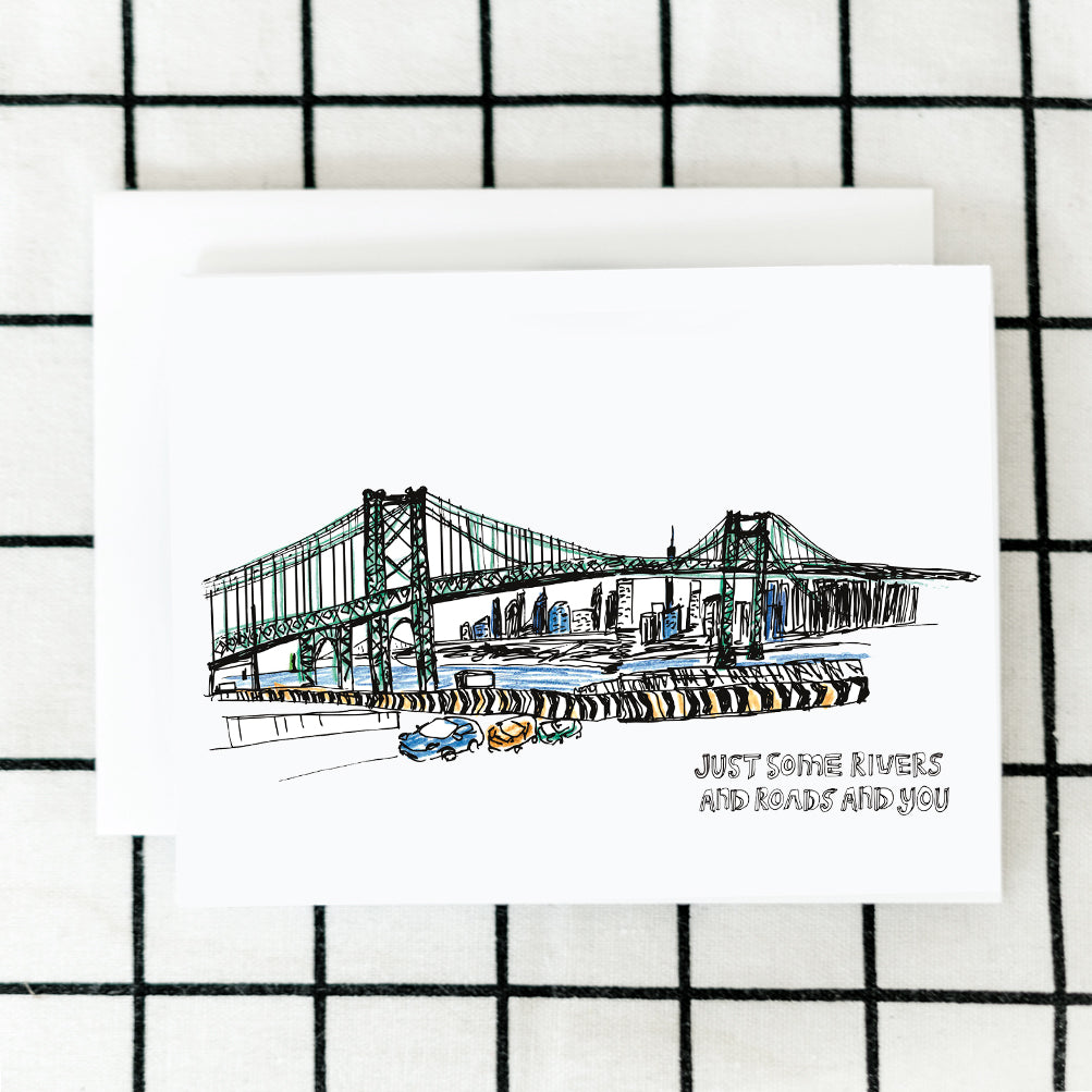 River and Roads Card