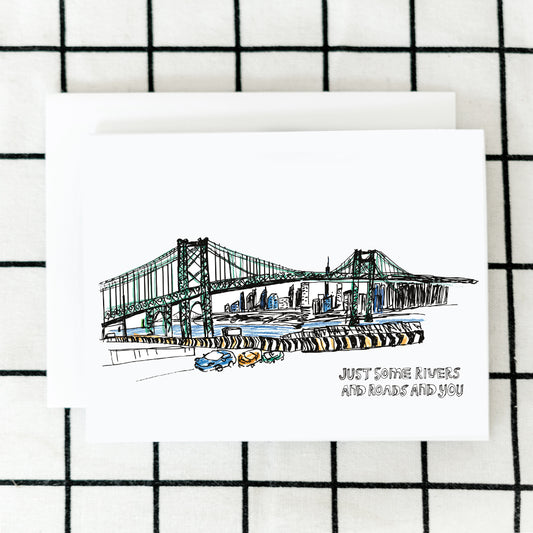 River and Roads Card
