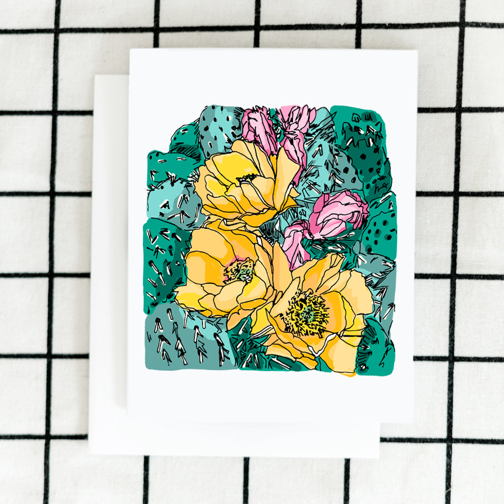 Cactus Bloom Card