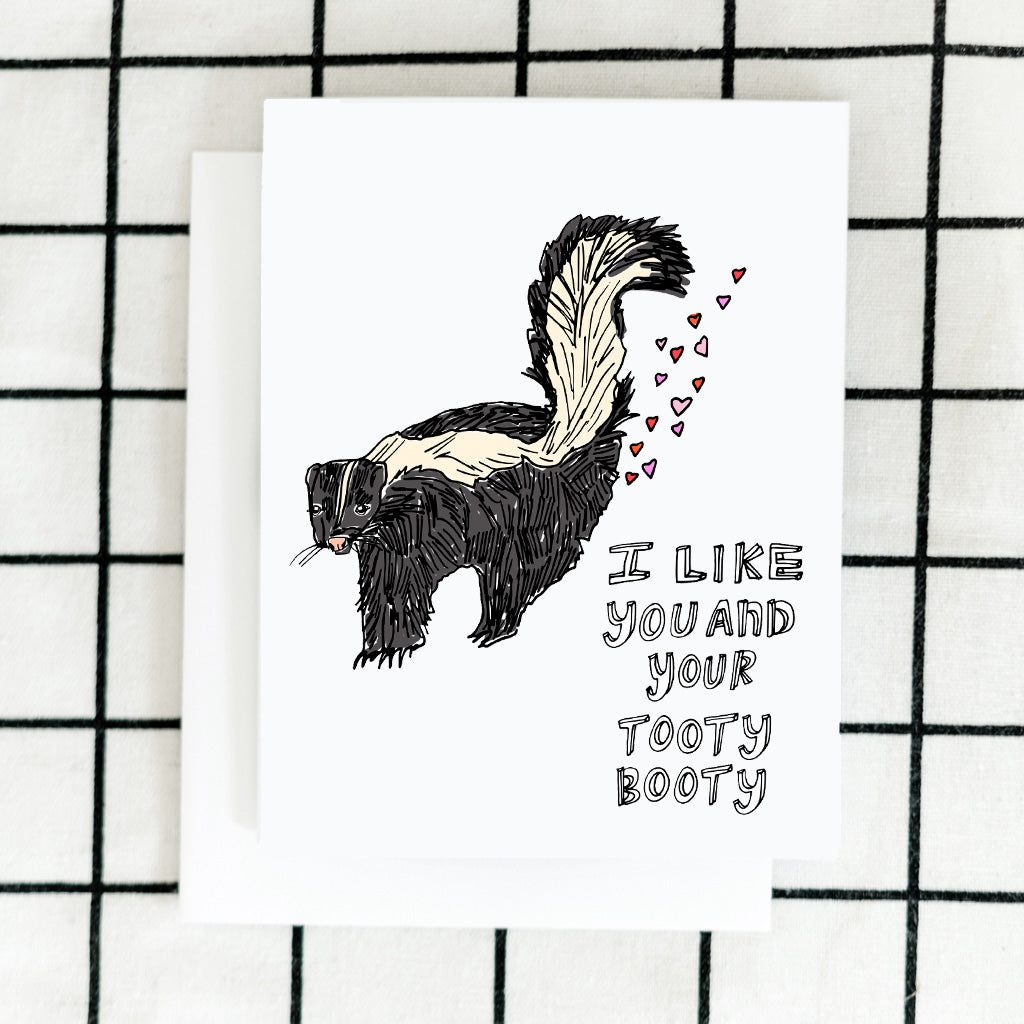 Tooty Booty Skunk Card