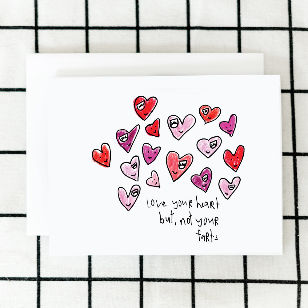 Hearts and Farts Card