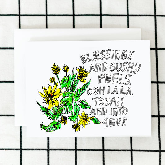 Blessings and Gushy Feels Card